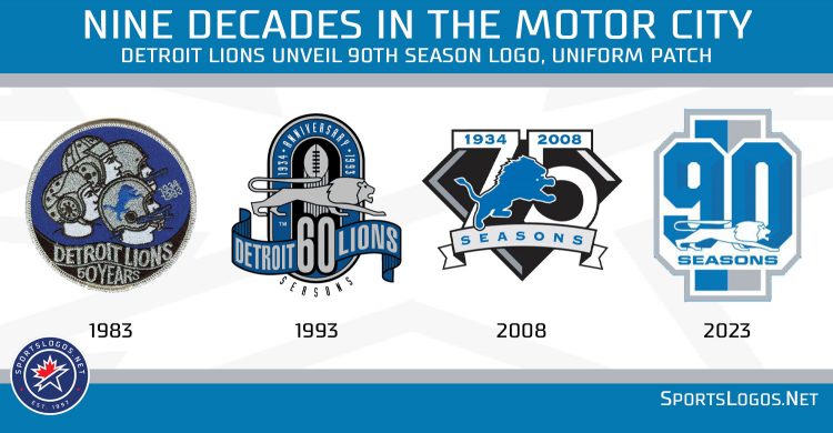 Commemorating 90 Years: Detroit Lions Unveil Special 90th Anniversary Logo