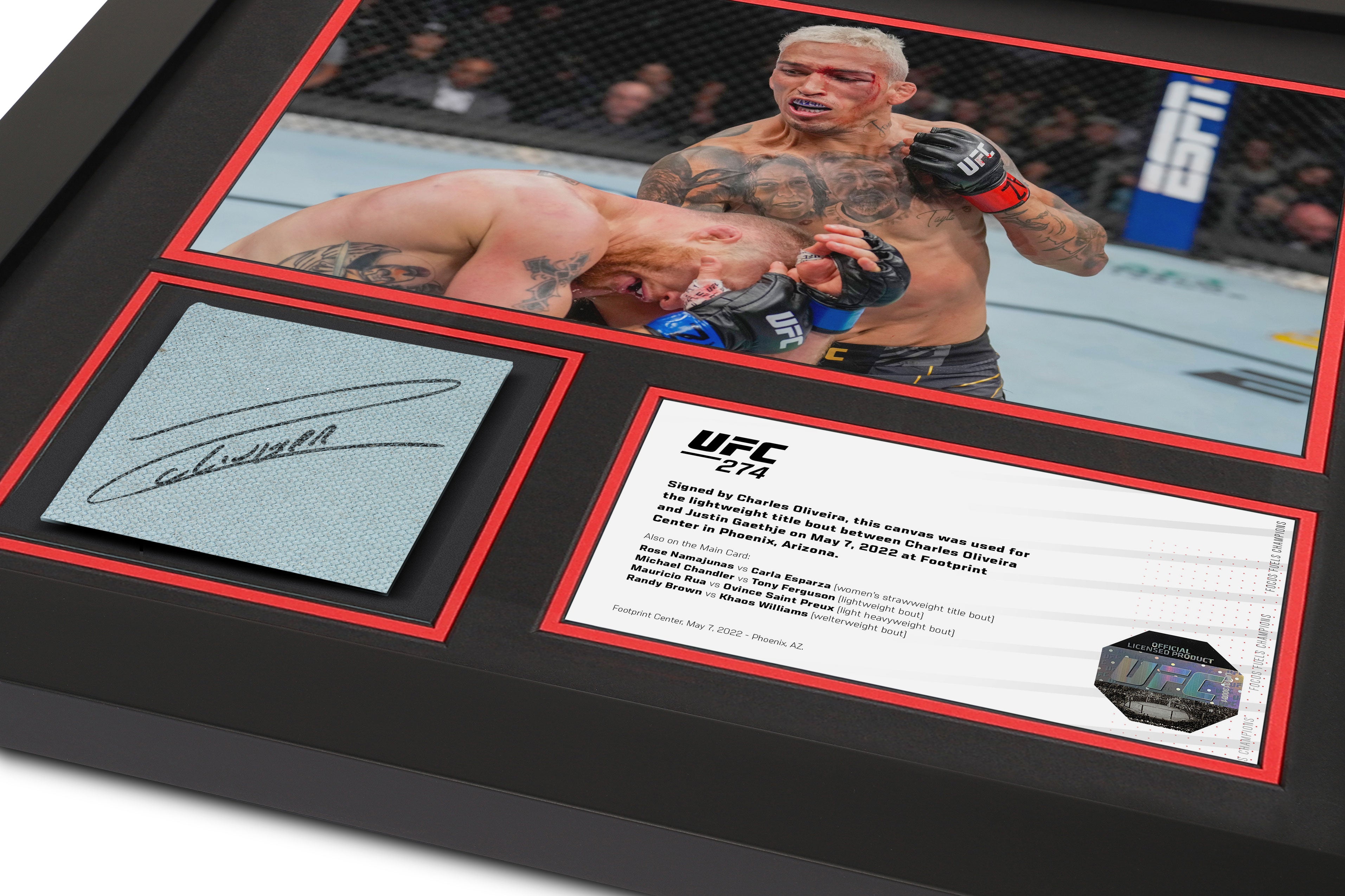 Charles Oliveira Signed Memorabilia - Exclusive Offers & Unbeatable Prices