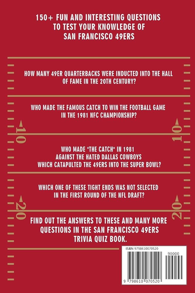 San Francisco 49ers Trivia Quiz: Top Questions and Answers for True Fans