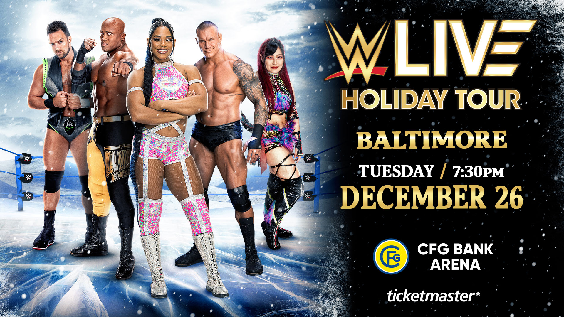 wwe holiday tour 2023 baltimore