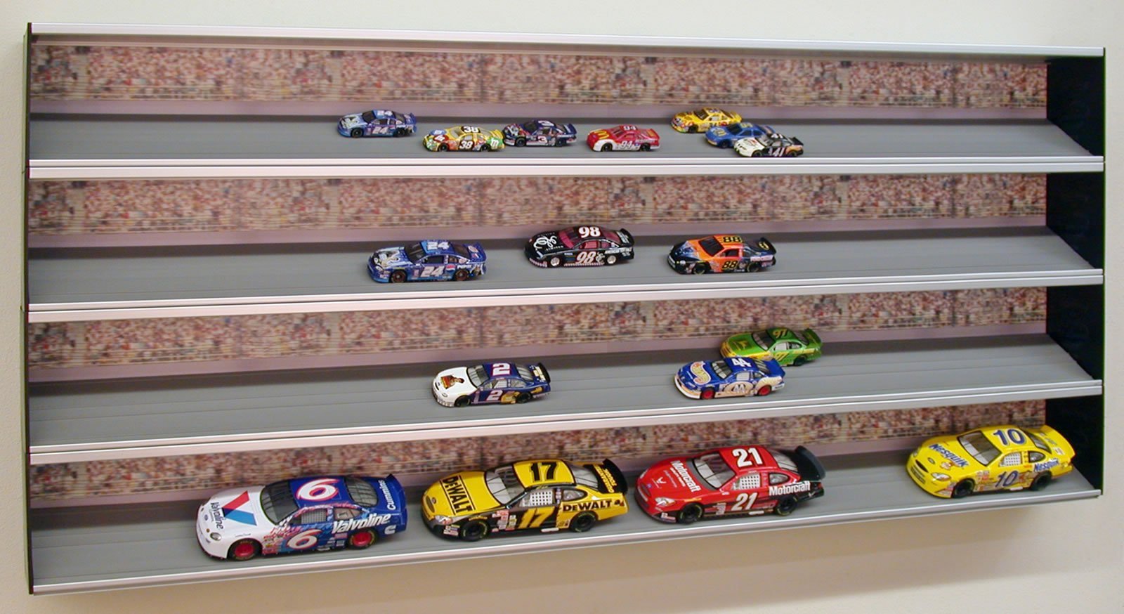 Top NASCAR Diecast Display Case 1/64 Scale – Perfect for Racing Collectibles