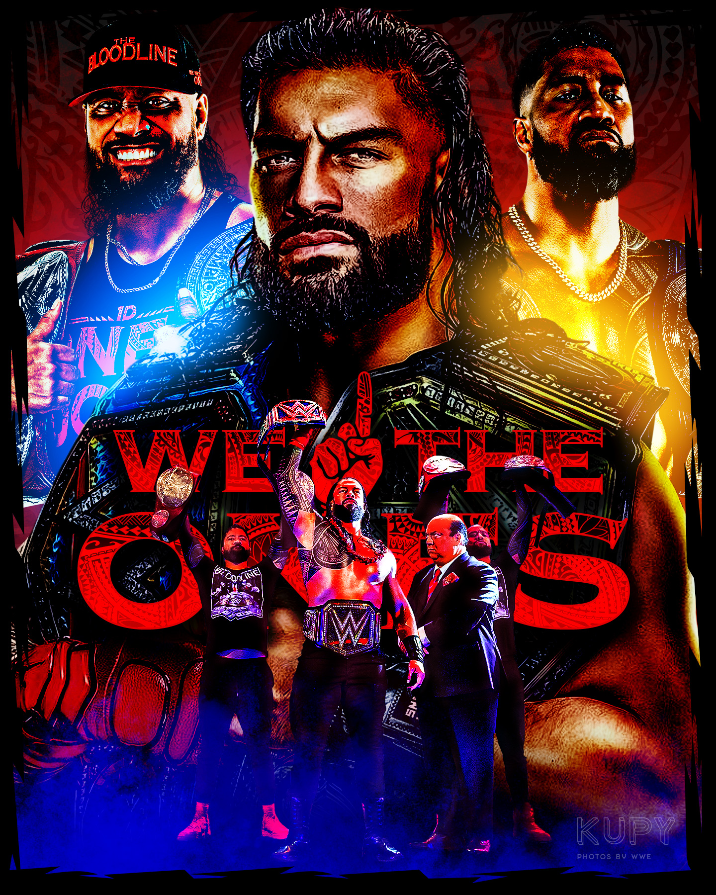 Stunning The Bloodline WWE Logo Wallpapers for Your Desktop