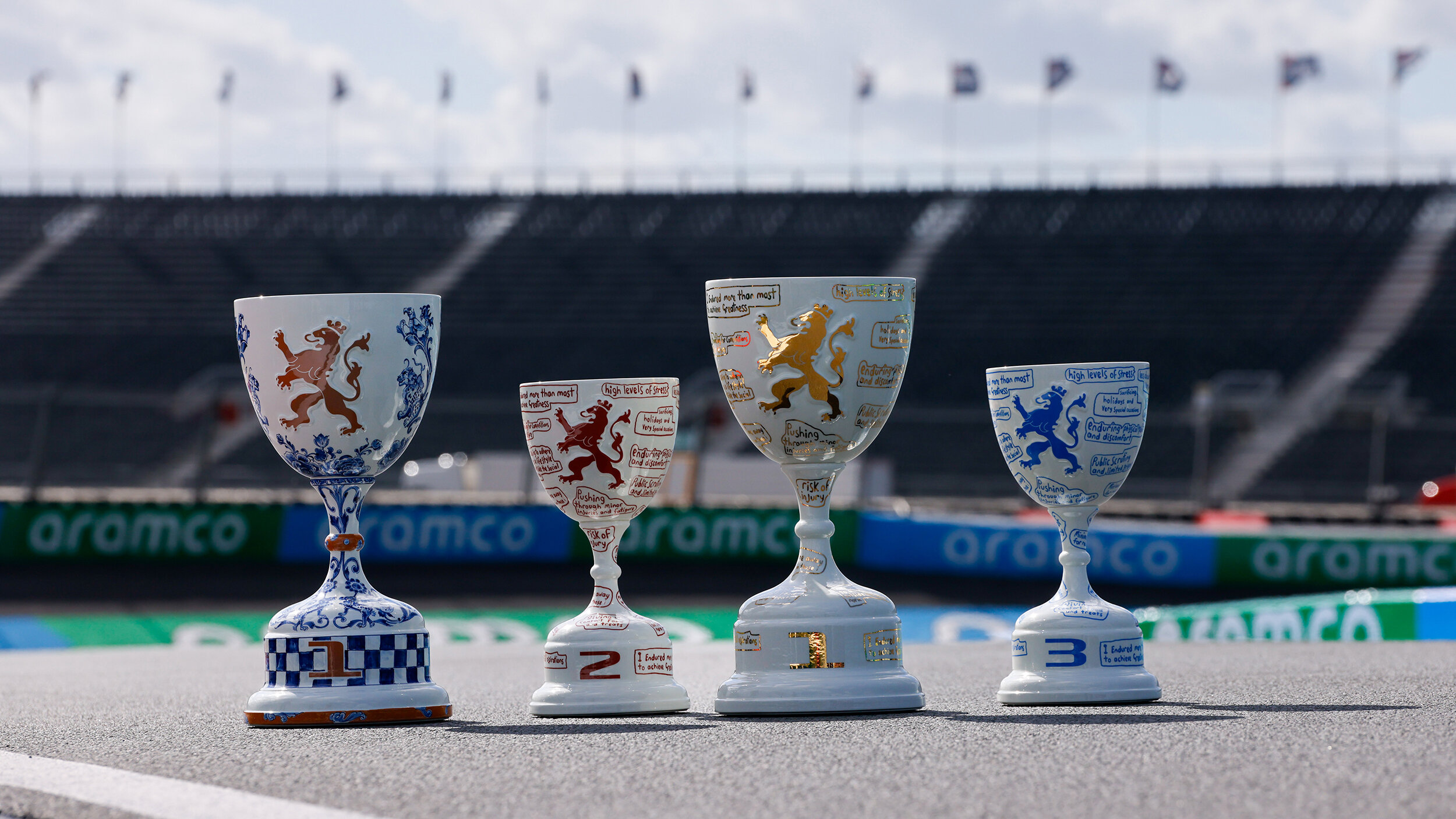 Explore the Unique Design of the Dutch Grand Prix 2024 Trophy by Piet Boon