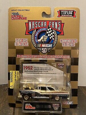 Exclusive NASCAR 50th Anniversary Gold Cars: Collectible Diecast Models for Fans