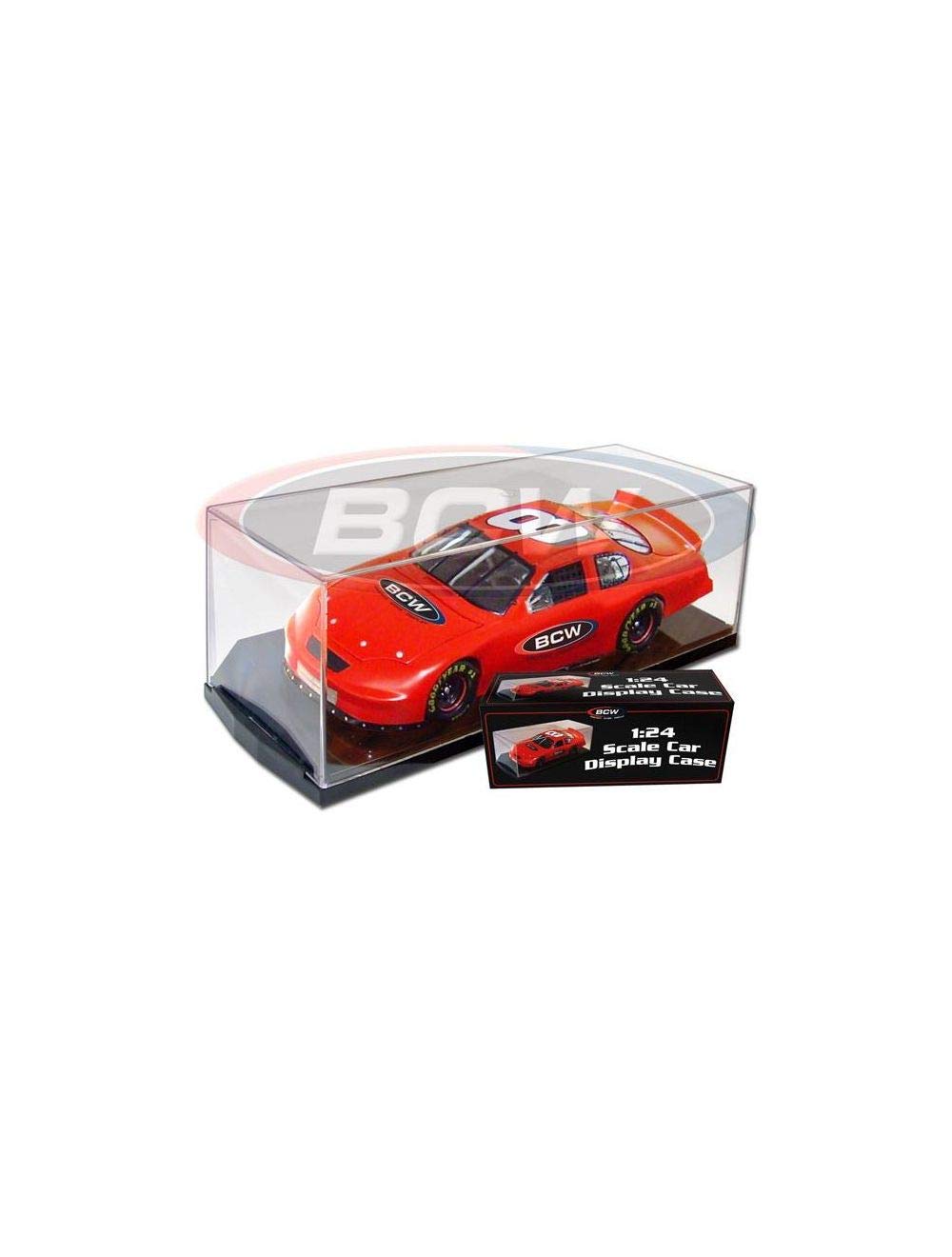 Premium 1/24 NASCAR Diecast Display Case with Clear Acrylic Lid