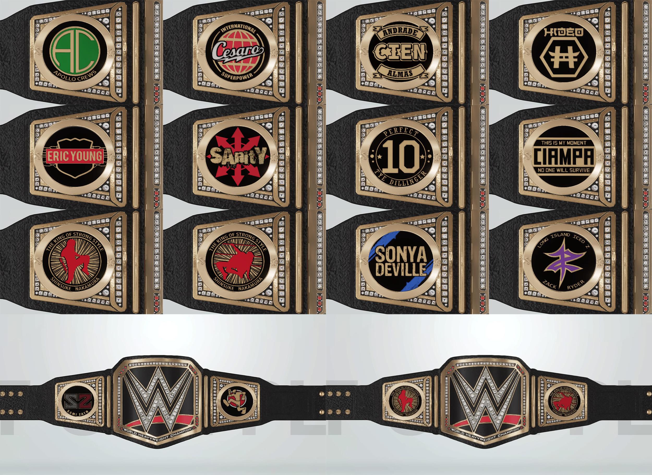 Custom WWE Side Plates: Personalize Your Championship Belt