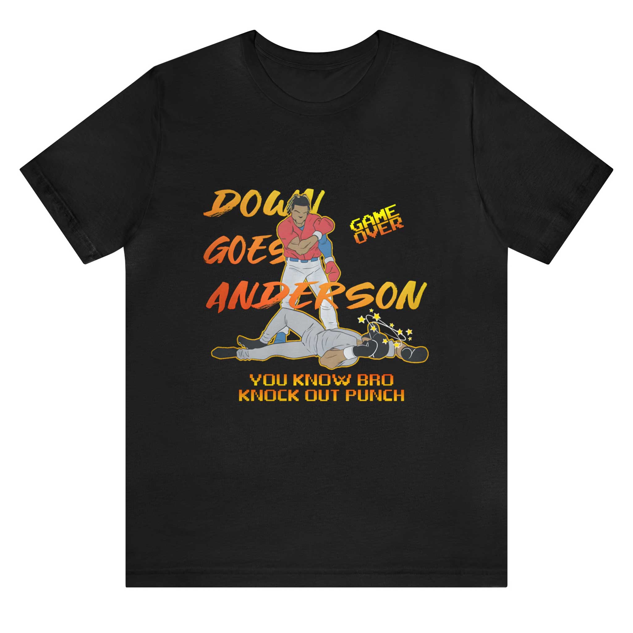 Shop Jose Ramirez Knockout Punch T-Shirt – Down Goes Anderson Design
