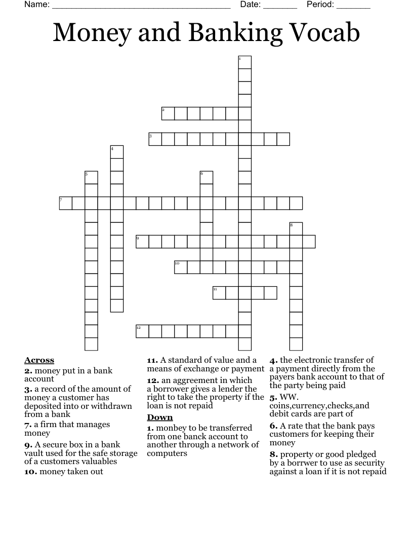 What Does Like Money in the Bank Mean in Crosswords?