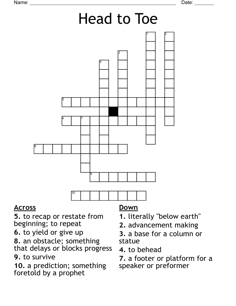 Discover the Answer to Go Toe to Toe in Crosswords