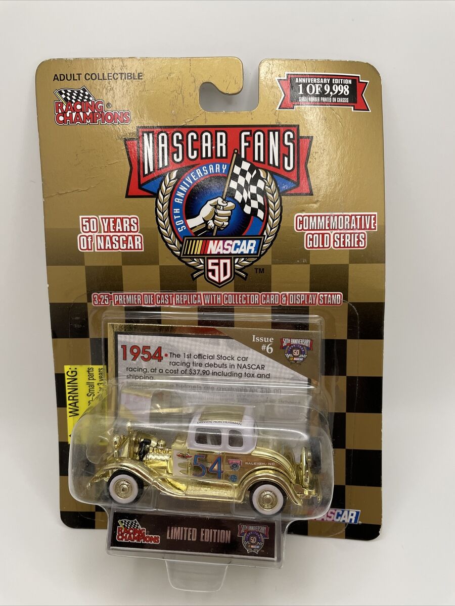 Exclusive NASCAR 50th Anniversary Gold Cars: Collectible Diecast Models for Fans