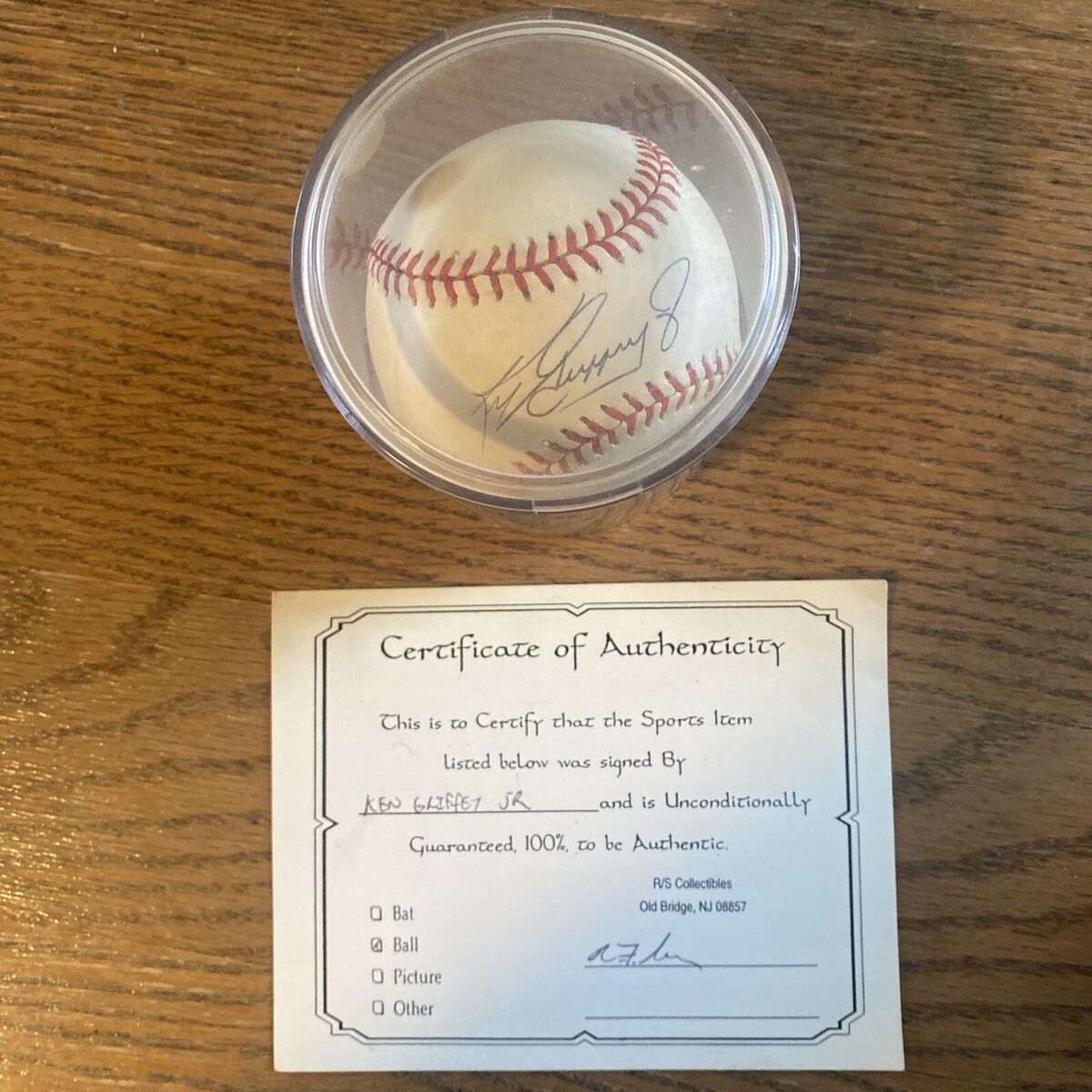 Buy Ken Griffey Jr. Signed Baseballs – Guaranteed Authentic with COA