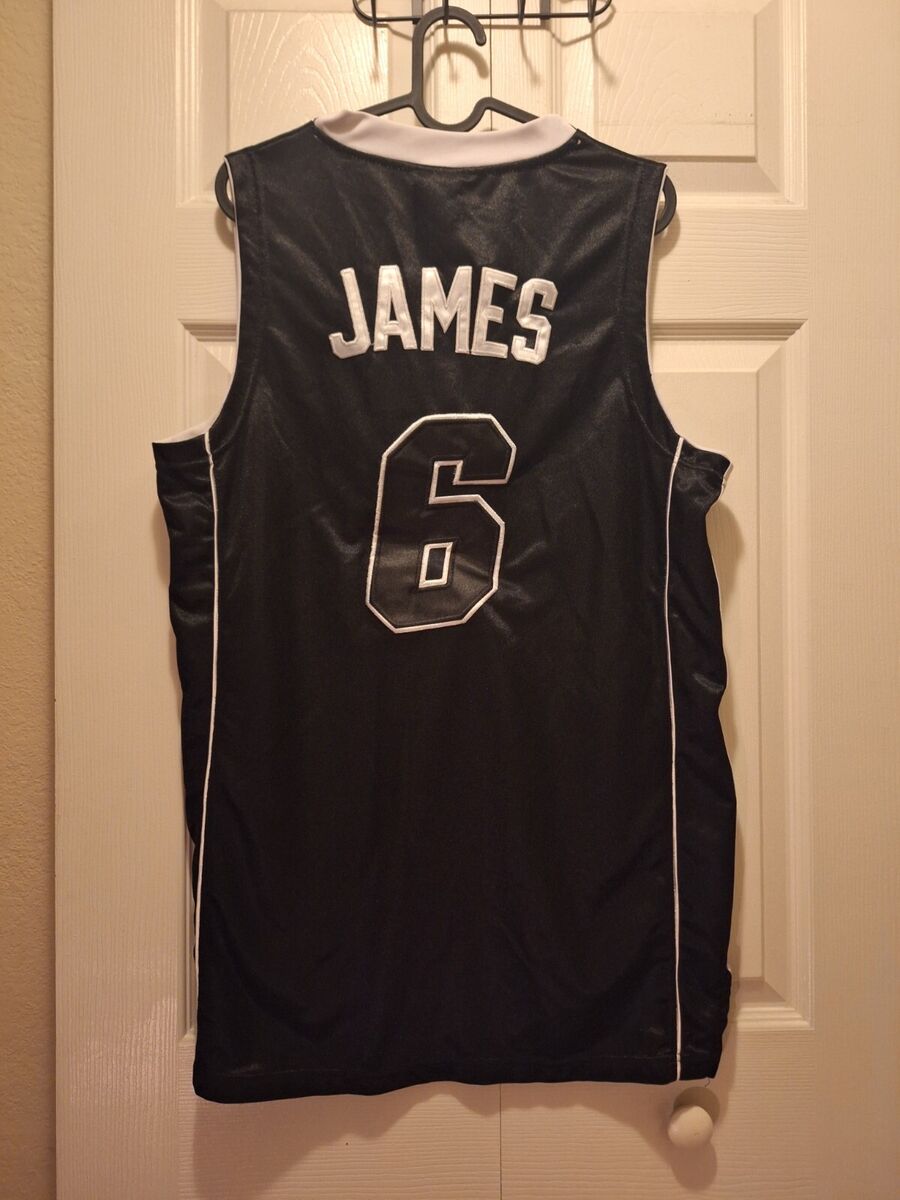 Shop LeBron James Miami Heat Black Jersey - NBA Finals Edition