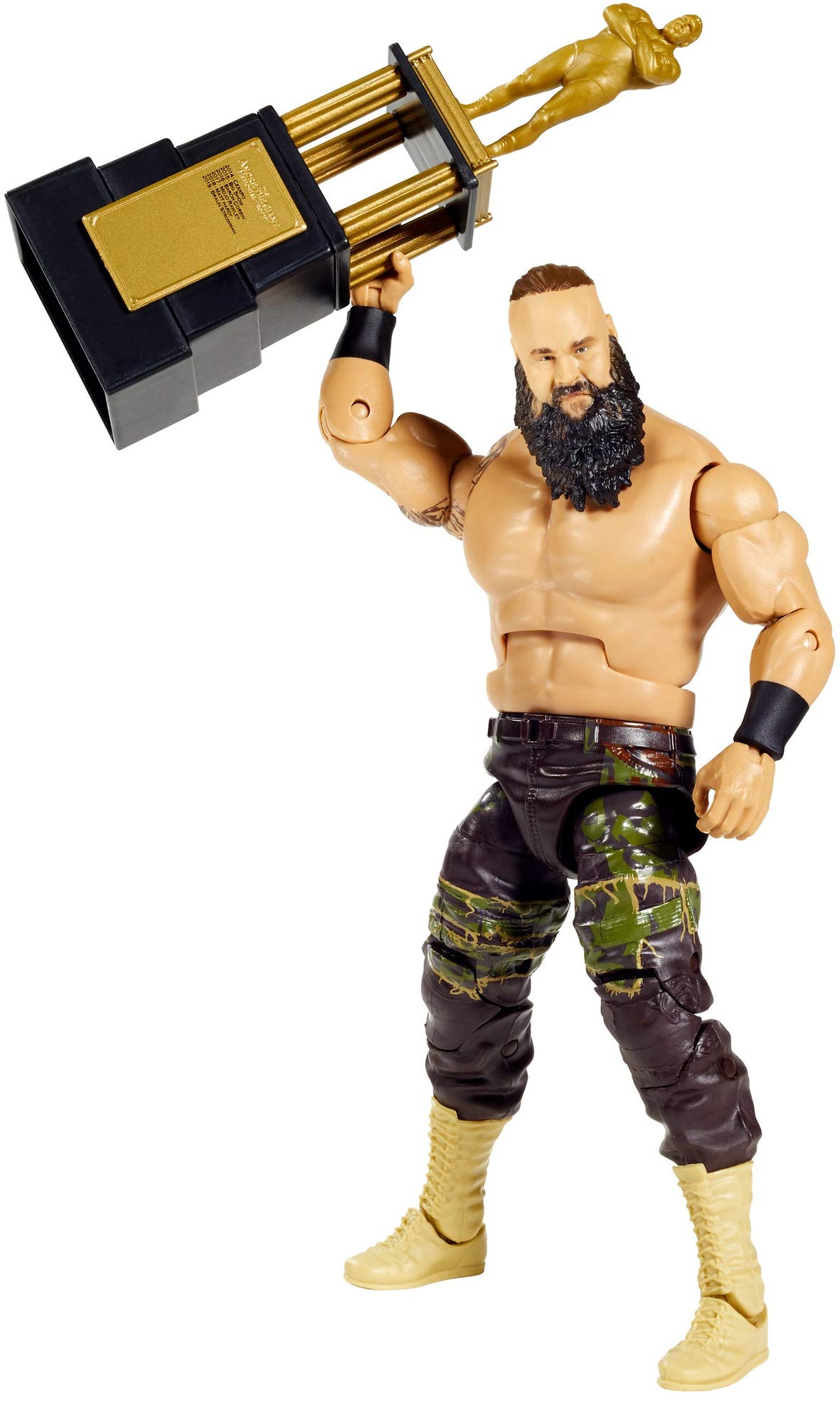 Braun Strowman WWE Action Figure - Elite Series 76 with Realistic Detailing
