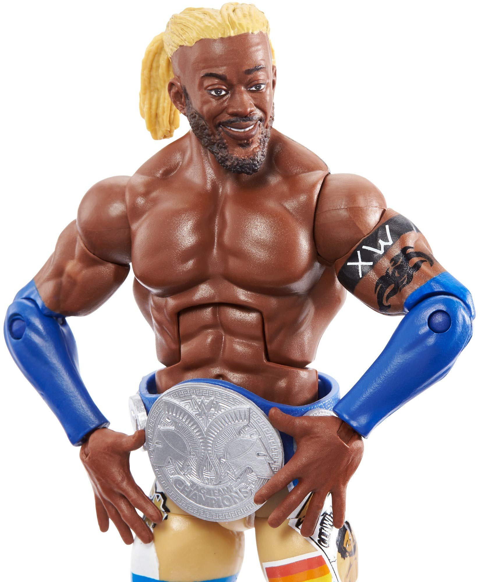 WWE Kofi Kingston Action Figure - Collectible Toy for Wrestling Fans