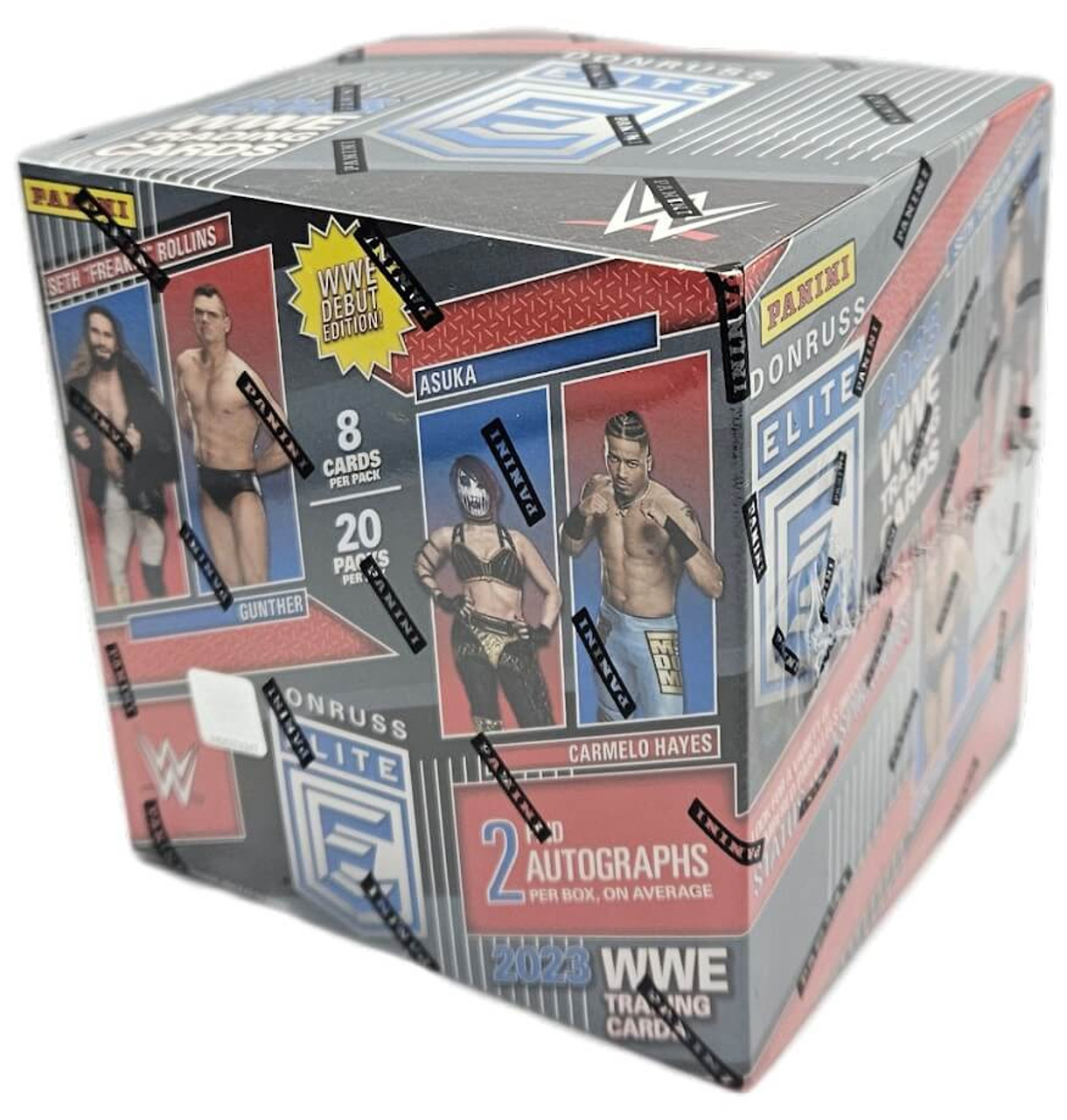 2023 Panini Donruss Elite WWE Hobby Box: 2 Autographs & 20 Inserts per Box
