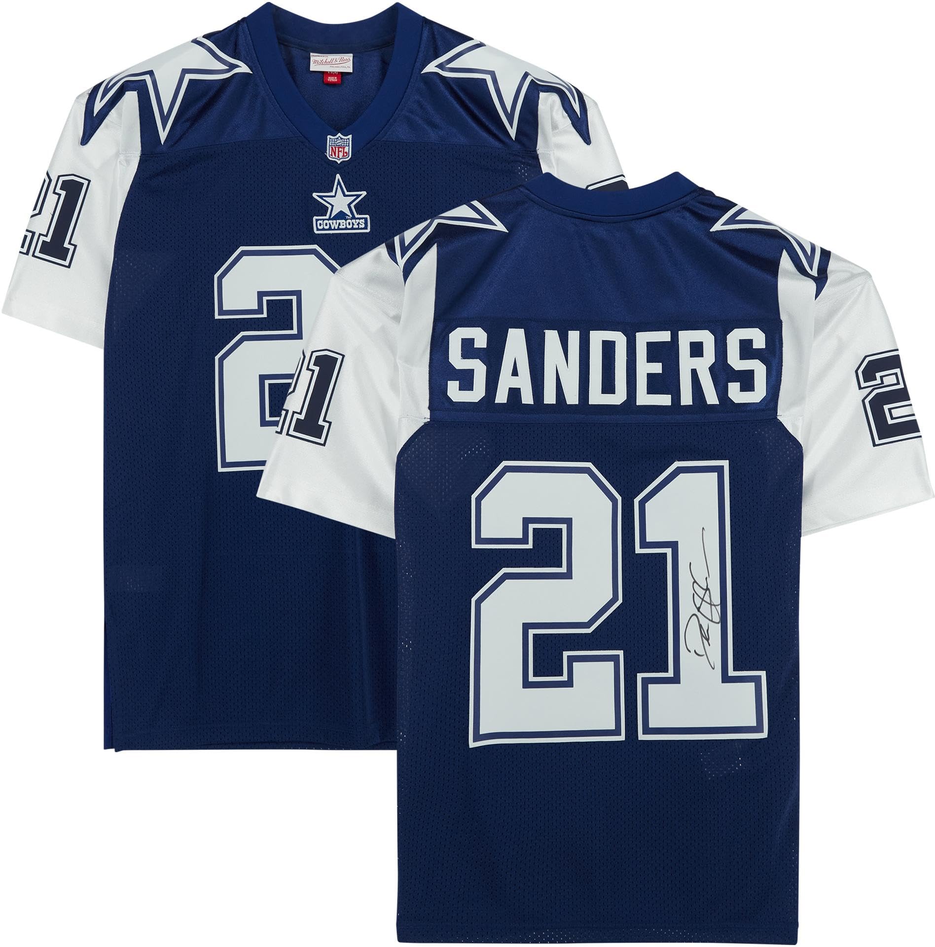Authentic Deion Sanders Signed Dallas Cowboys Jersey - Limited Edition Collectible