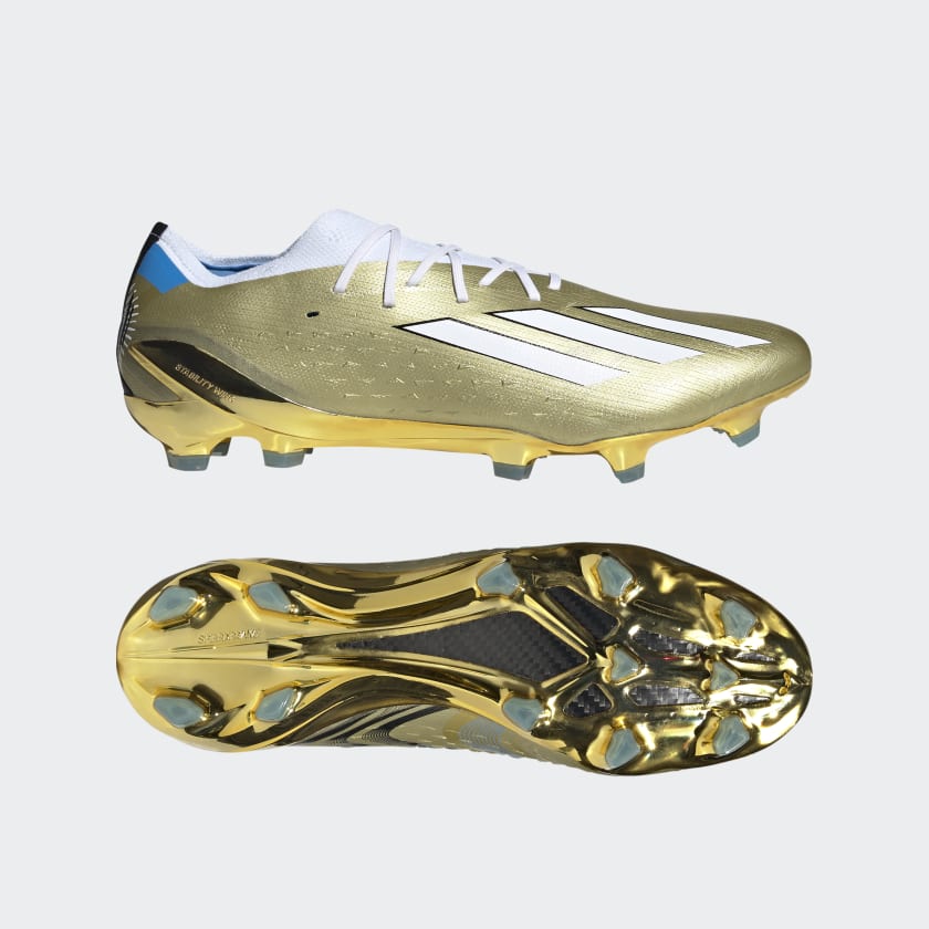 Adidas X Speedportal Messi Leyenda.1 FG - Limited Edition Golden Cleats for Legends