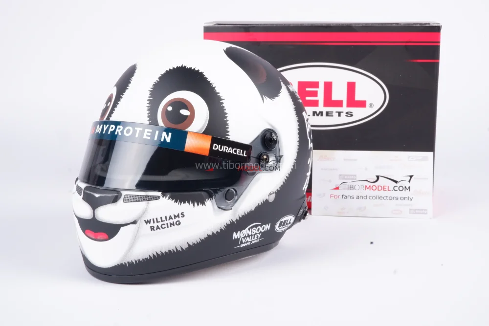 Williams F1 Driver Alex Albon Unveils Panda-Inspired Helmet for Shanghai