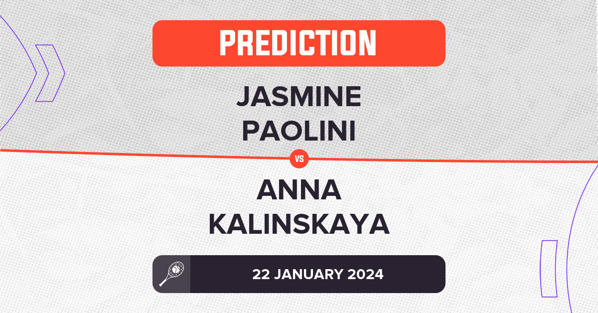 Paolini vs Kalinskaya Prediction: Who Will Win the Australian Open 2024 Fourth Round?