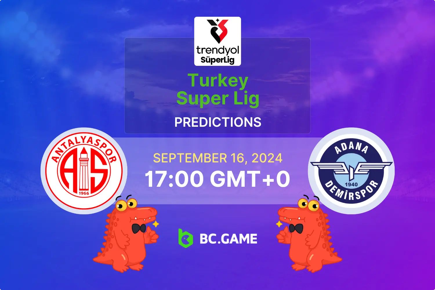 Antalyaspor vs Adana Demirspor Lineups and Match Preview for September 2024