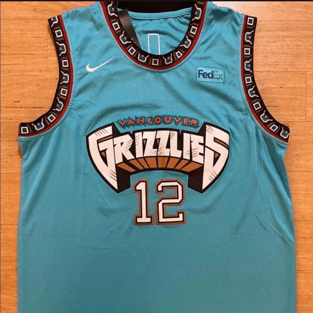 Vancouver Grizzlies Ja Morant Jersey - Retro Style 12 Basketball Shirt