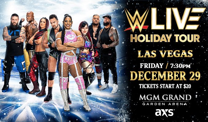 Get Your Tickets for WWE Live Holiday Tour Las Vegas 2023 - Live at MGM Grand