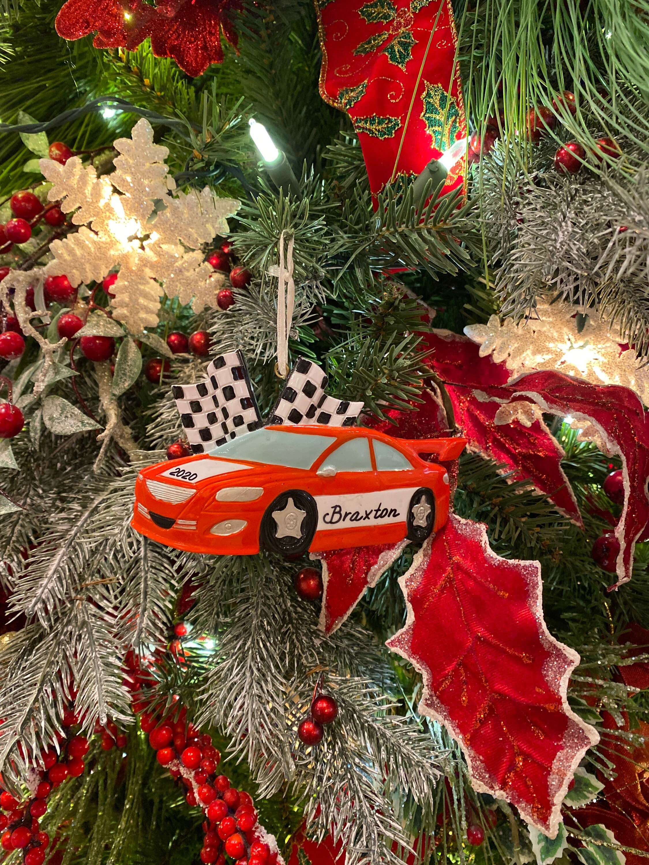 Shop NASCAR Christmas Tree Ornaments – Unique Holiday Decorations for Race Fans