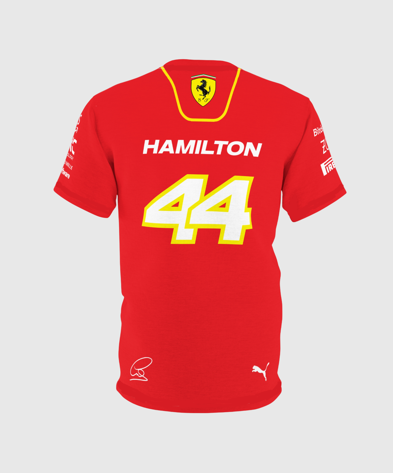 hamilton ferrari merch