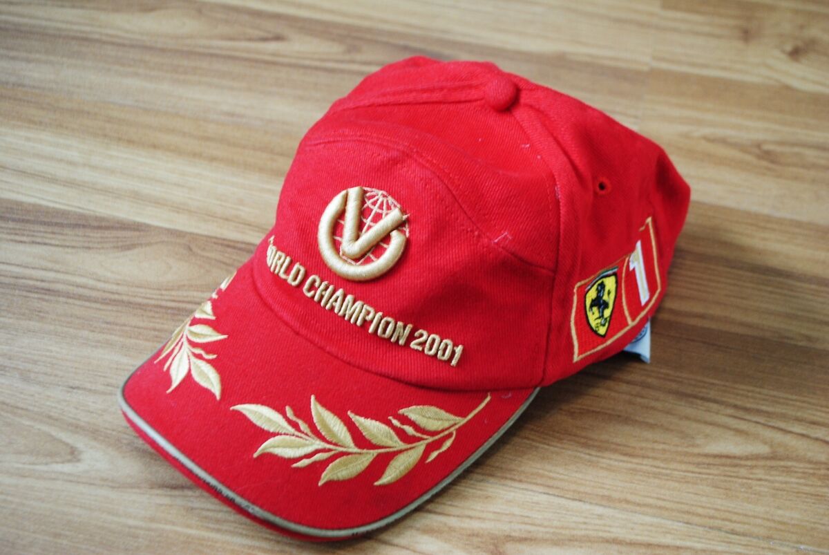 Buy Michael Schumacher Ferrari Caps: Vintage & Official F1 Racing Gear