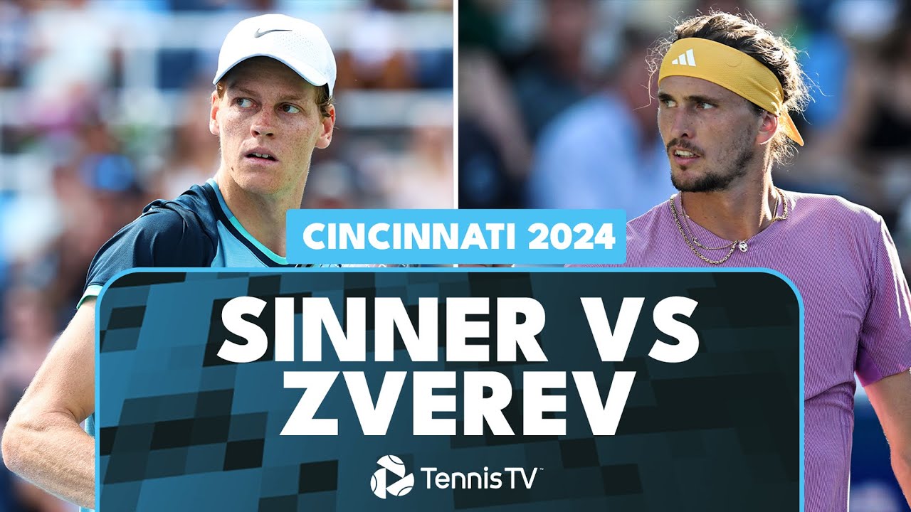 Jannik Sinner Defeats Alexander Zverev in Cincinnati Open 2024 Semi-Final