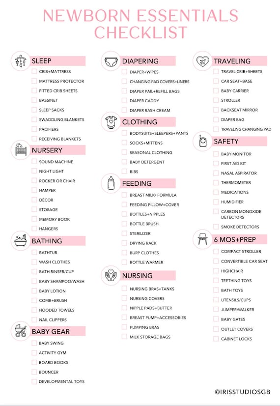 Essential Baby Items for Newborns: A Complete Checklist