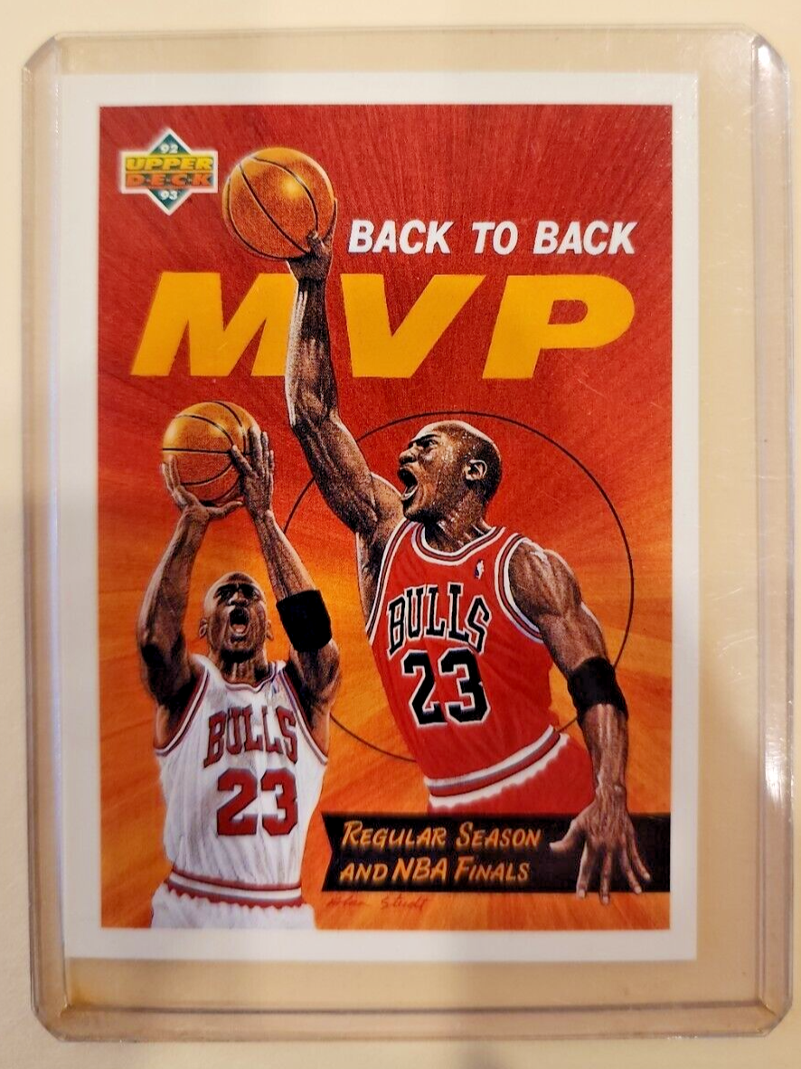 Michael Jordan Back to Back MVP Card – 1992 Upper Deck 67 for Collectors