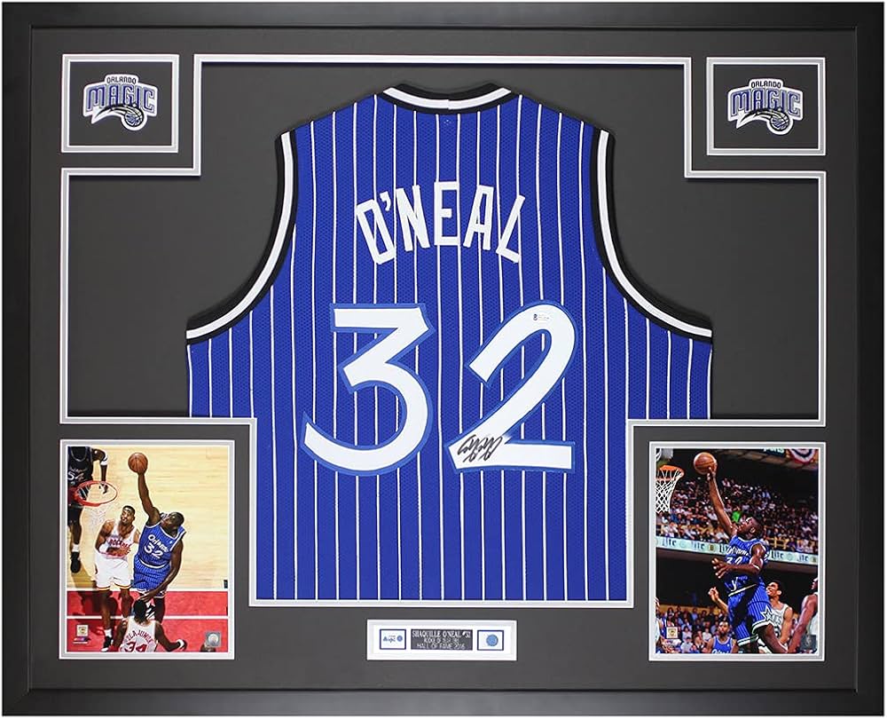 Get Your Shaquille ONeal Autographed Jersey Today - Official NBA Collectible