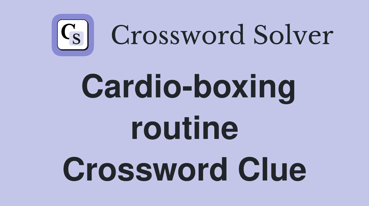 Top Answers for Cardio Workout Regimen in Crossword Puzzles