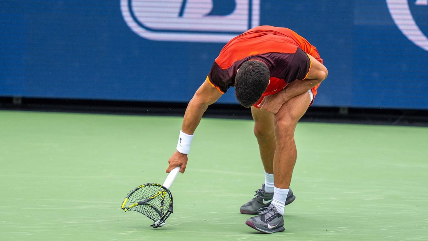किस टेनिस खिलाड़ी ने तोड़े हैं सबसे ज्यादा रैकेट? (which tennis player has broken most rackets)