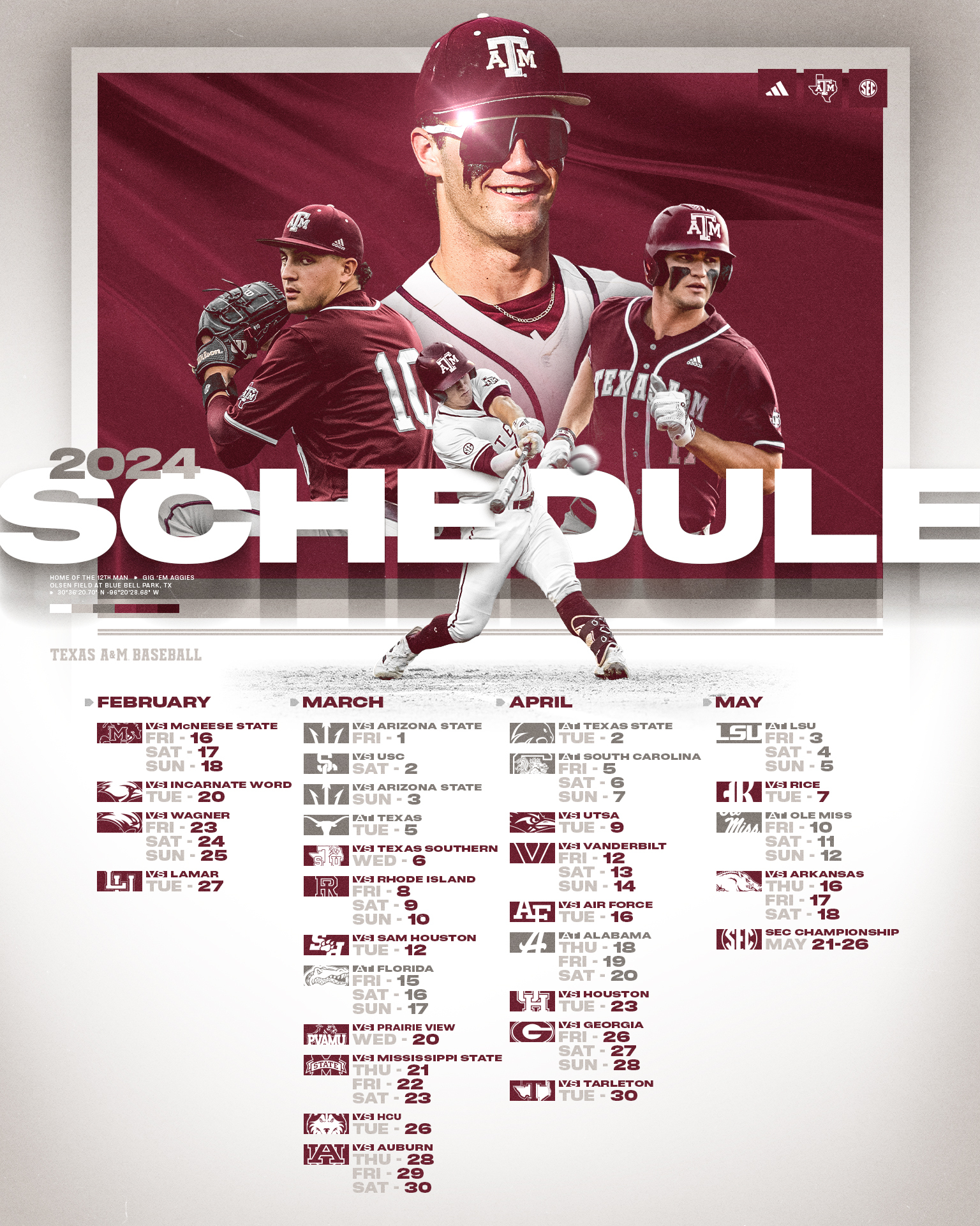 A&M UT Baseball Game Schedule Released, Dont Miss Out on the Exciting Matchups!