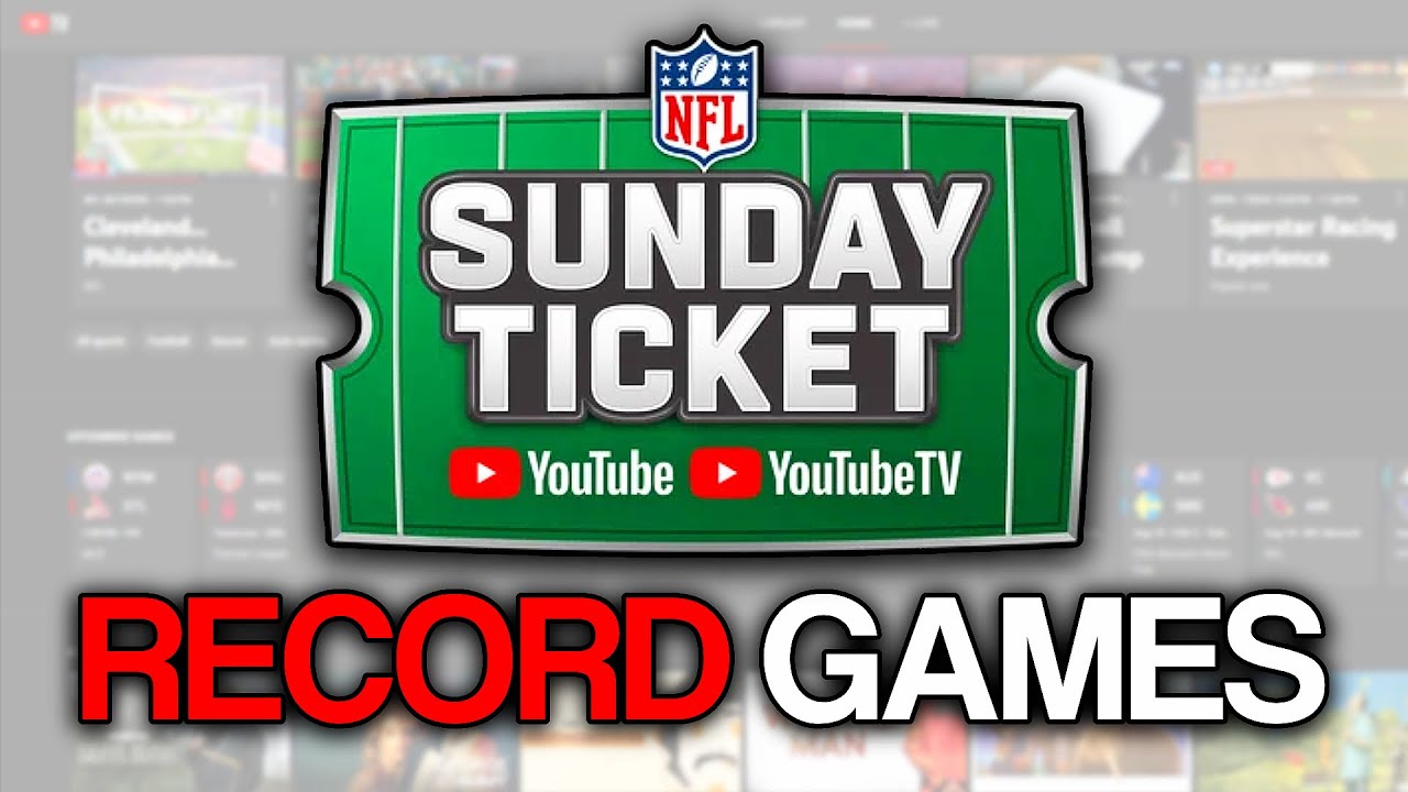 How to Record NFL Sunday Ticket Games? Easy Guide for Fans!