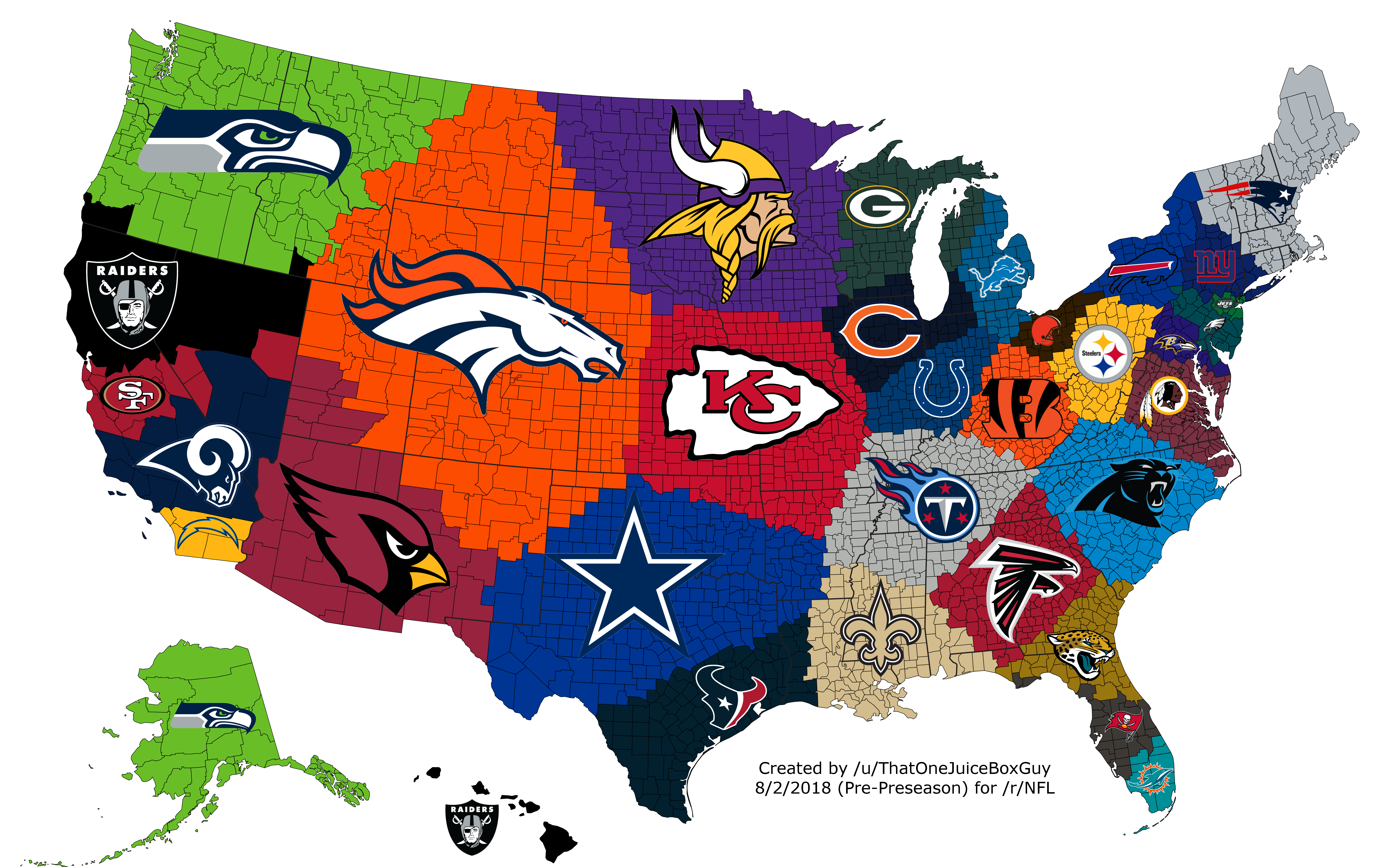 Curious About What States Dont Have A NFL Team Heres The Answer