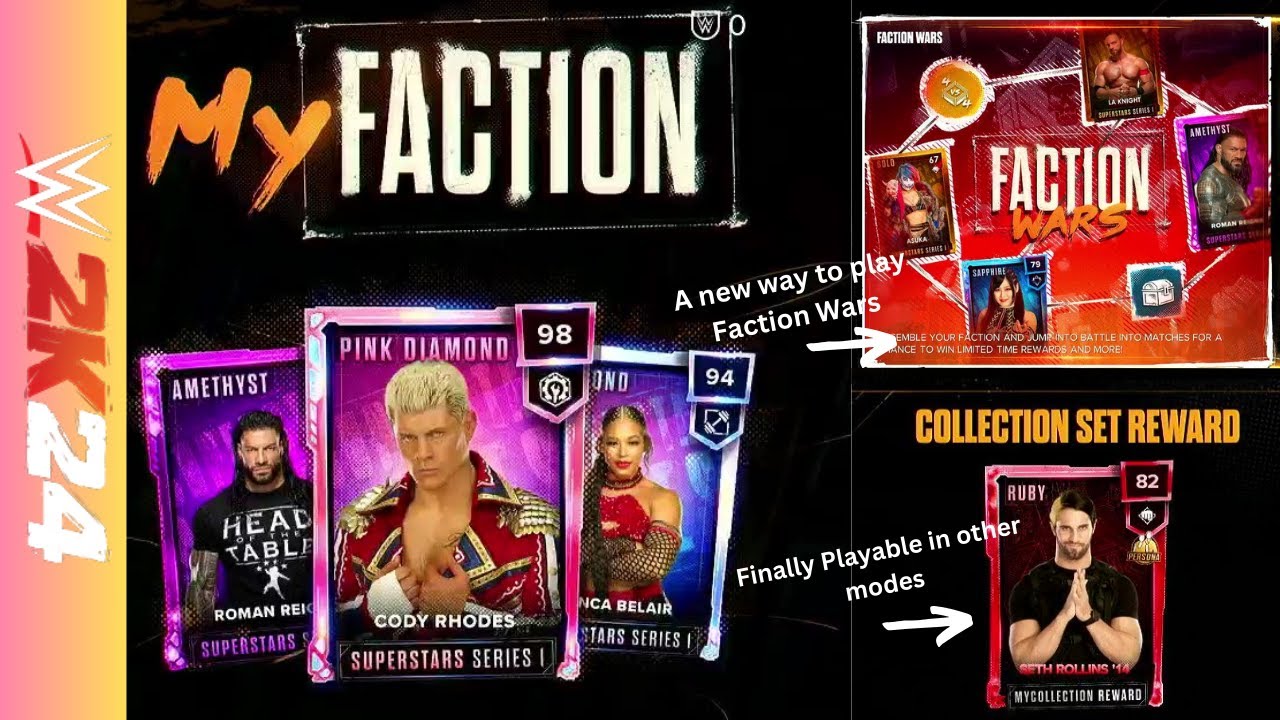 WWE 2K24 My Faction: What Is It and How to Play the Mode?