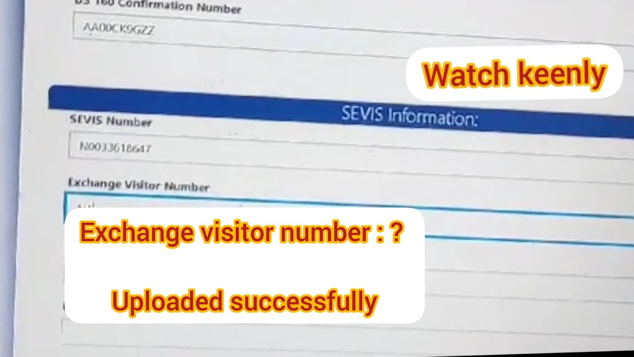 Exchange Visitor Number in F1 Visa: What You Need to Know