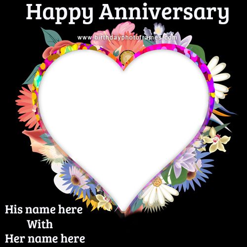 Happy Anniversary Pic With Name एडिट करें (सिर्फ 5 मिनट में)