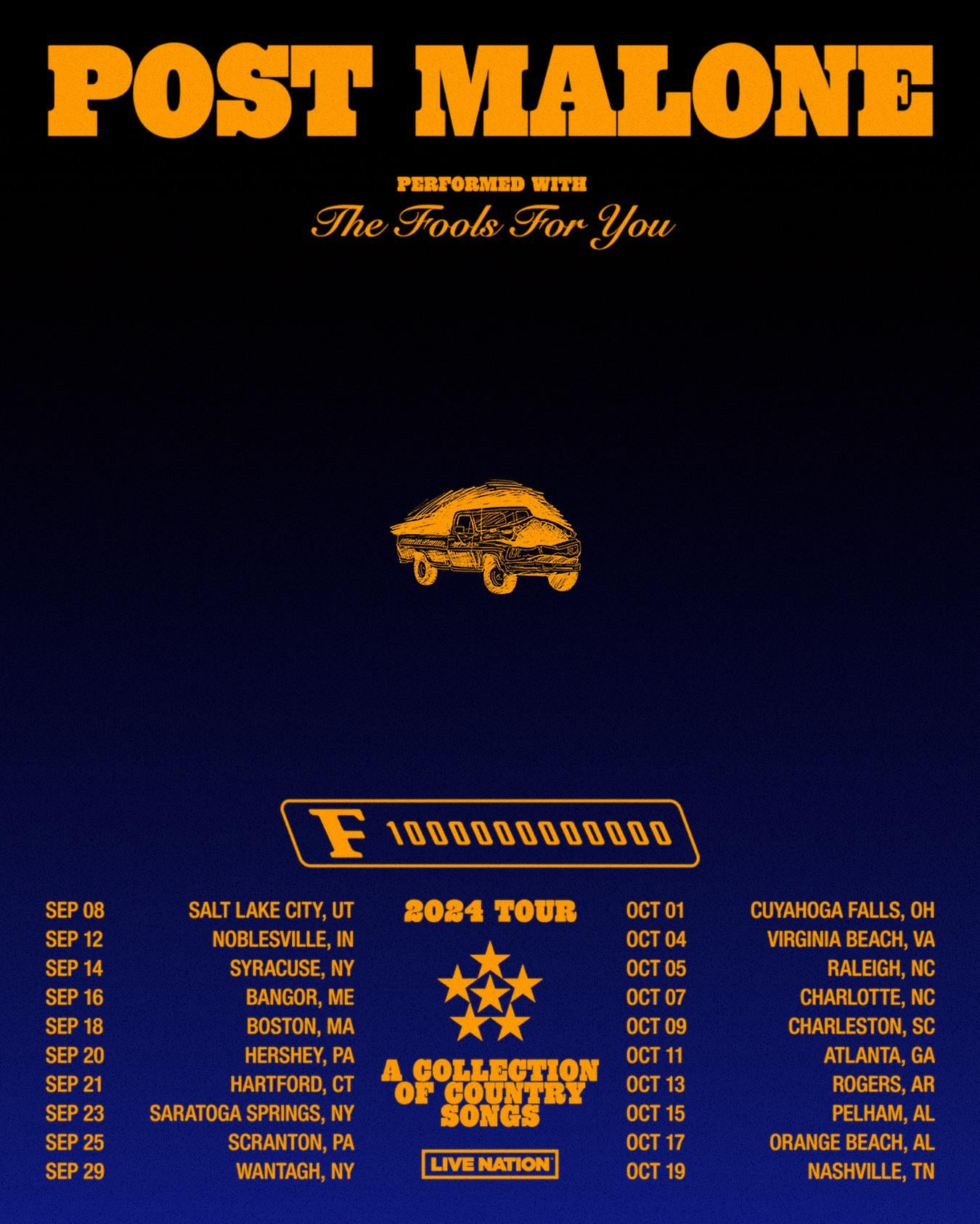 Who Is Opening for Post Malone F1 Trillion Tour? Catch the Support Acts Live!