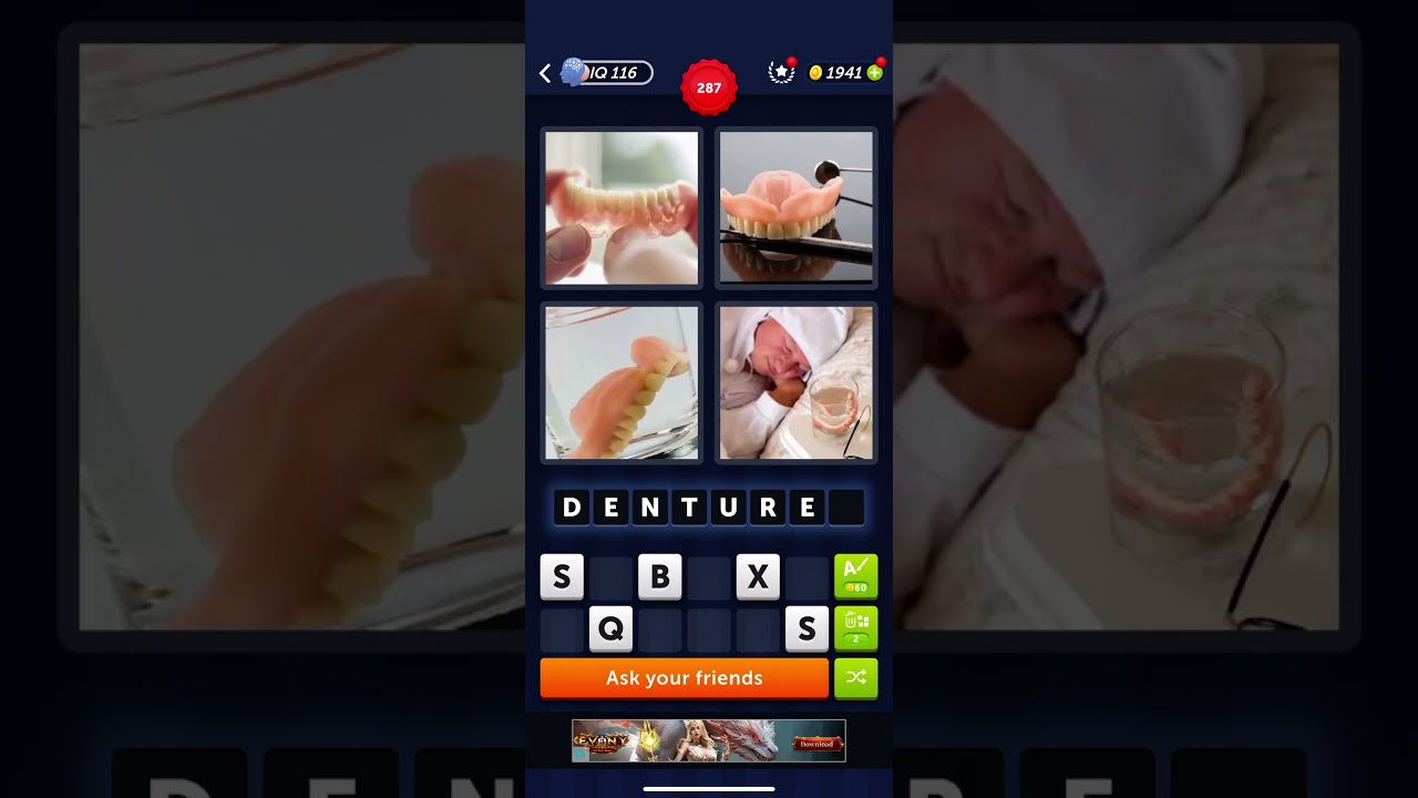 क्या आप 4 pics 1 word level 287 को हल नहीं कर पा रहे हैं? यहाँ एक आसान उपाय है!