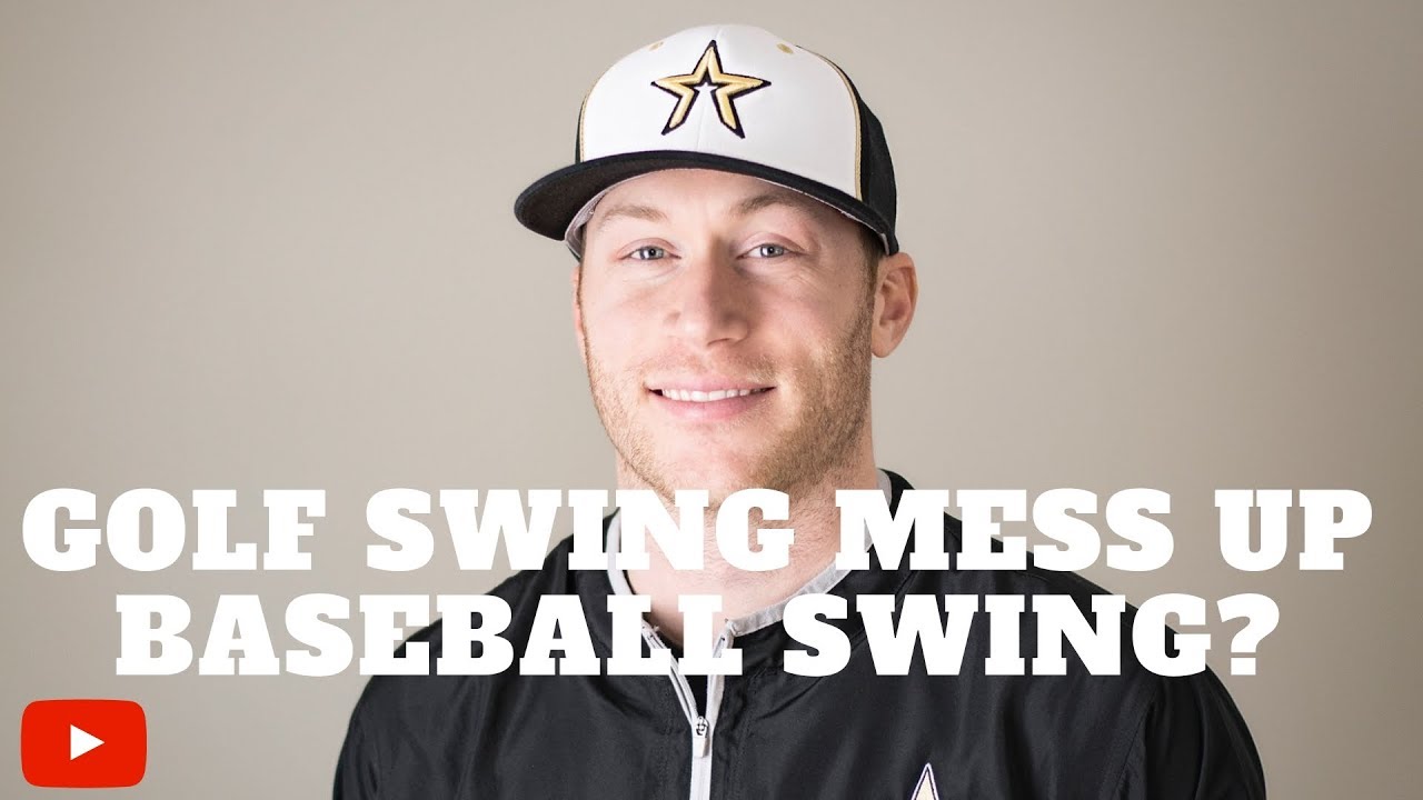 does golf mess up baseball swing