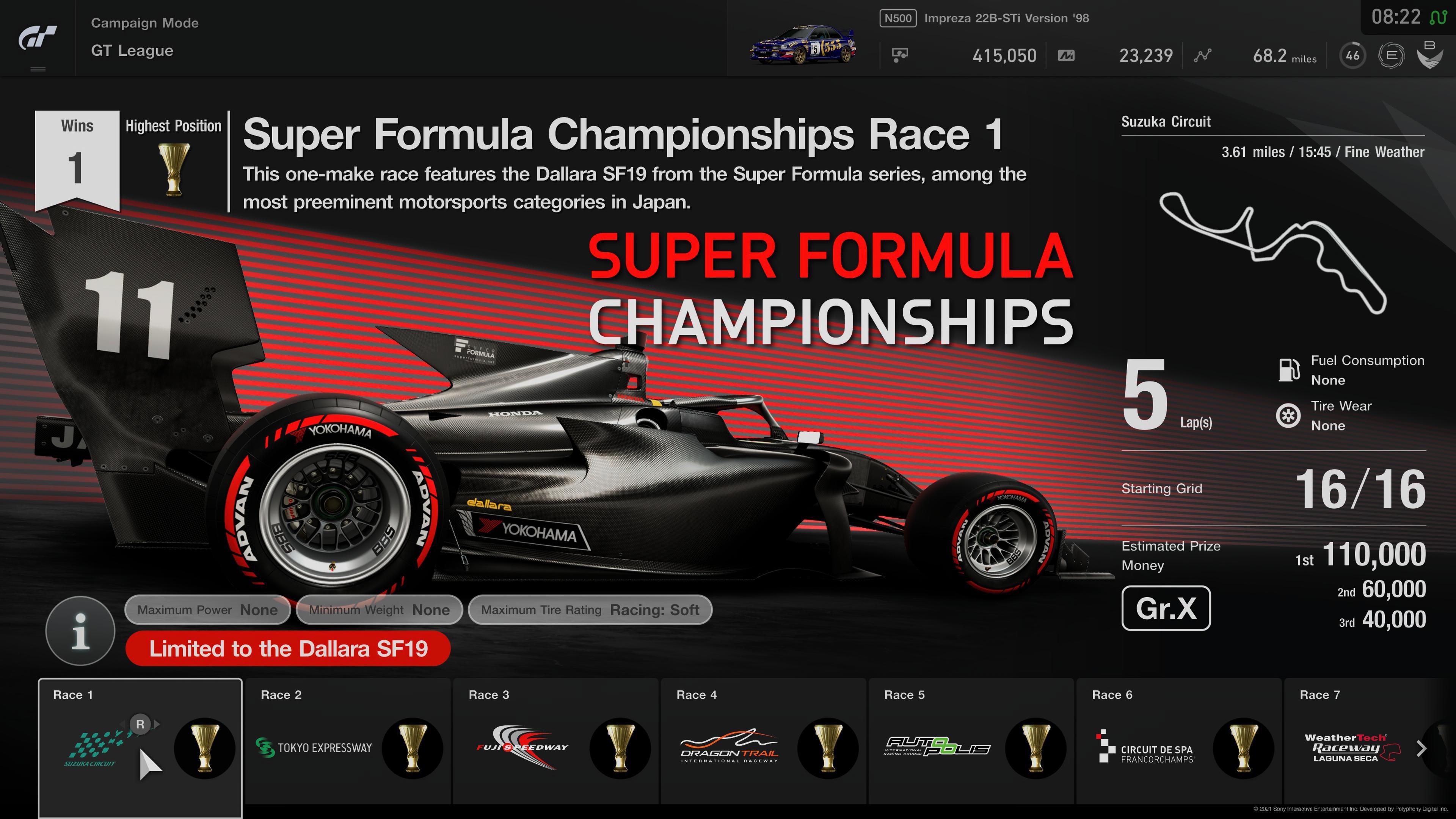 Is Gran Turismo F1 Racing? Find Out if GT Features Formula 1 Cars!